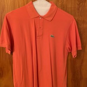 Dark Orange Lacoste Polo